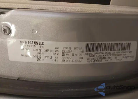 2019 Chrysler Pacifica Touring L из США, поврежденный, VIN 2C4RC1BG7KR547984